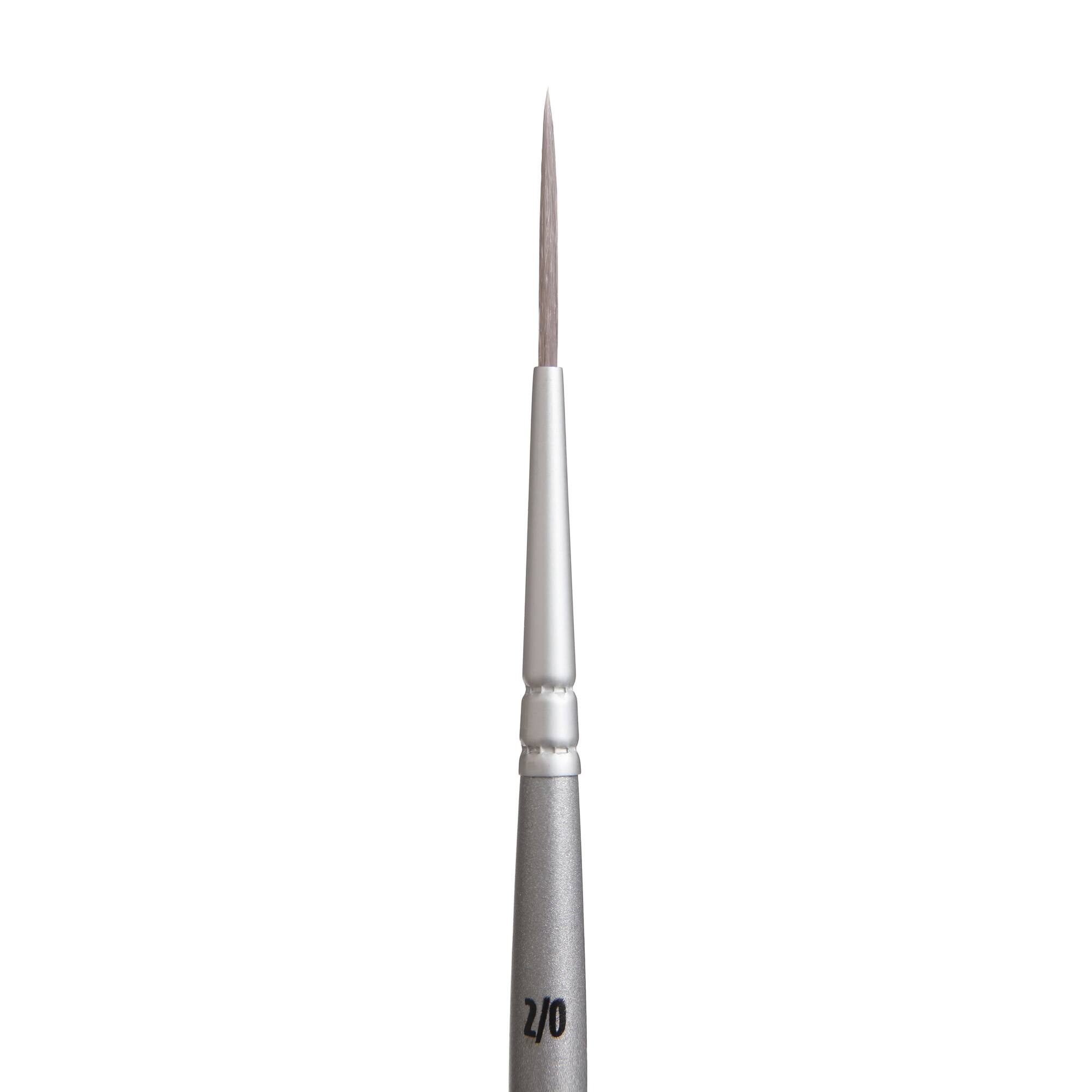 Tribeca Synthetic Taklon Short Handle Script Liner Brush by Artist's Loft™, Size 2/0